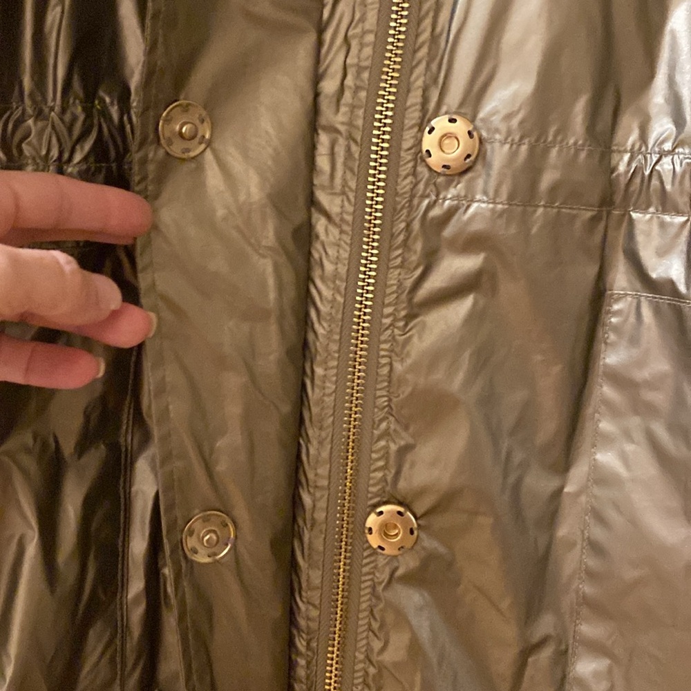 ANORAK Metallic Rain Coat. Sz. XL - Picture 6 of 15
